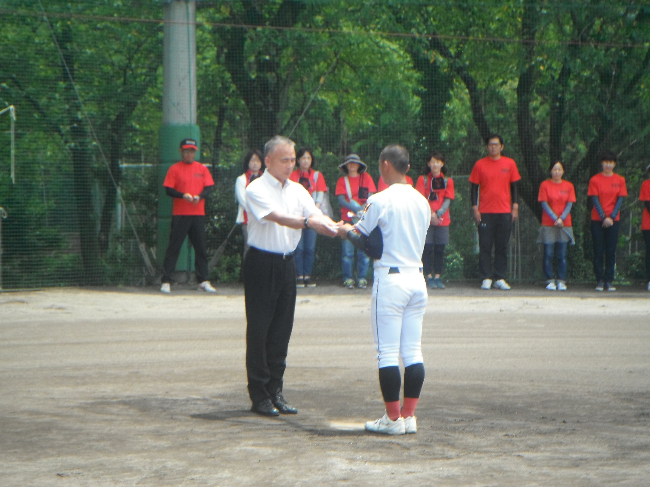 壮行会がおこなわれました。