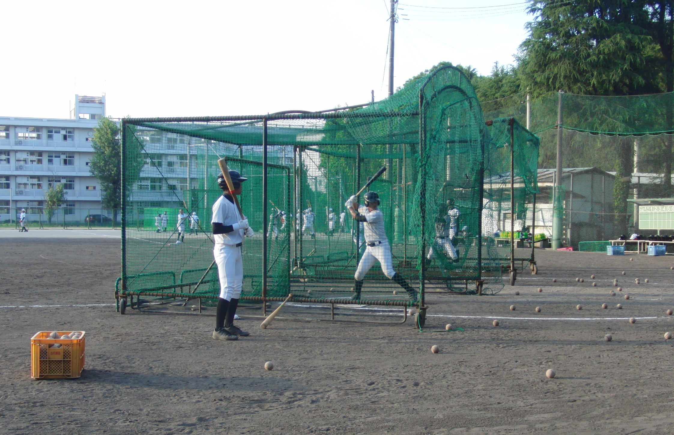 グランドに行ってきました。