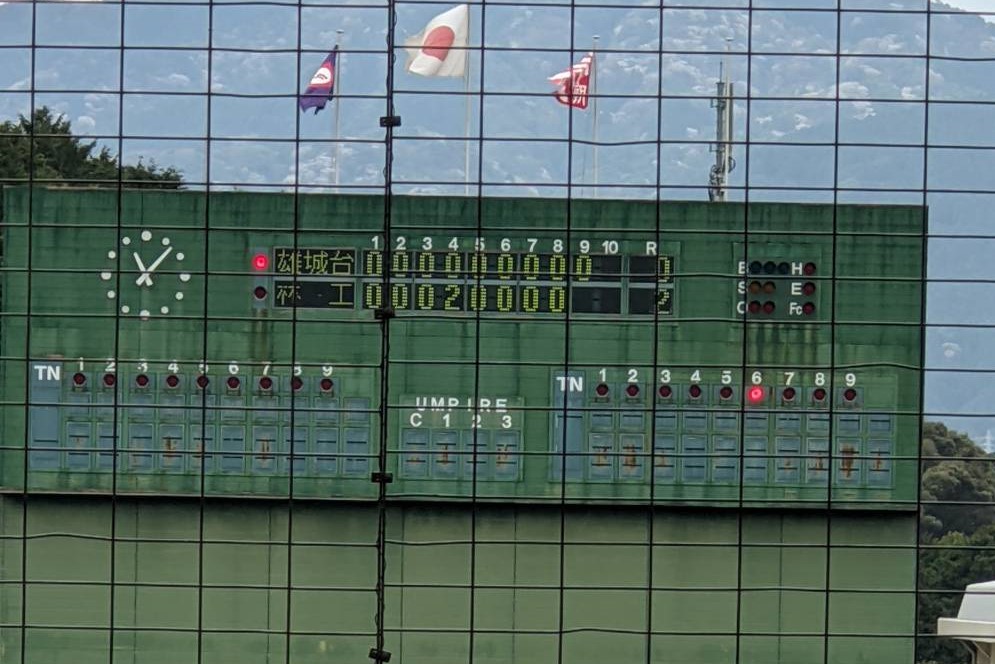 九州高校野球大会大分県大会３回戦で敗れました。