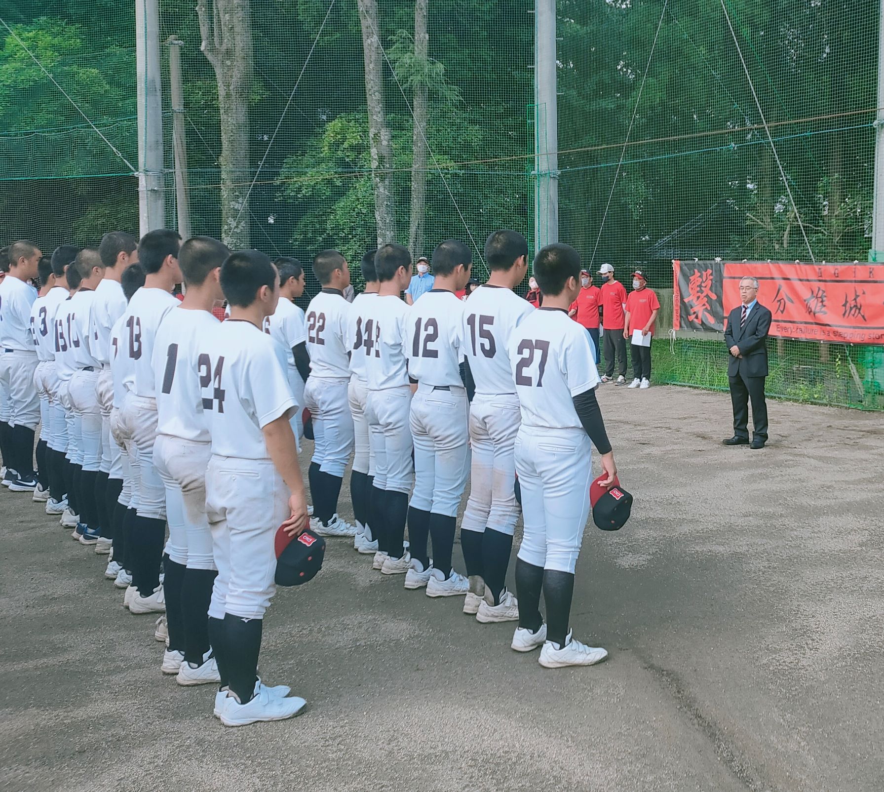 壮行会が行われました。(ギャラリーにアップしました)