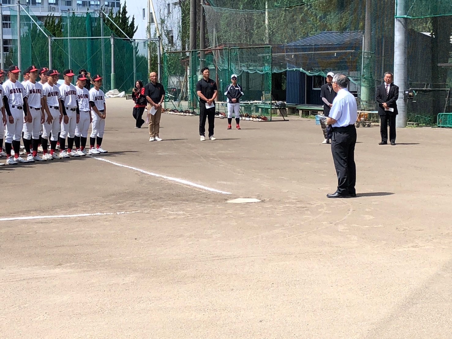 壮行会が行われました