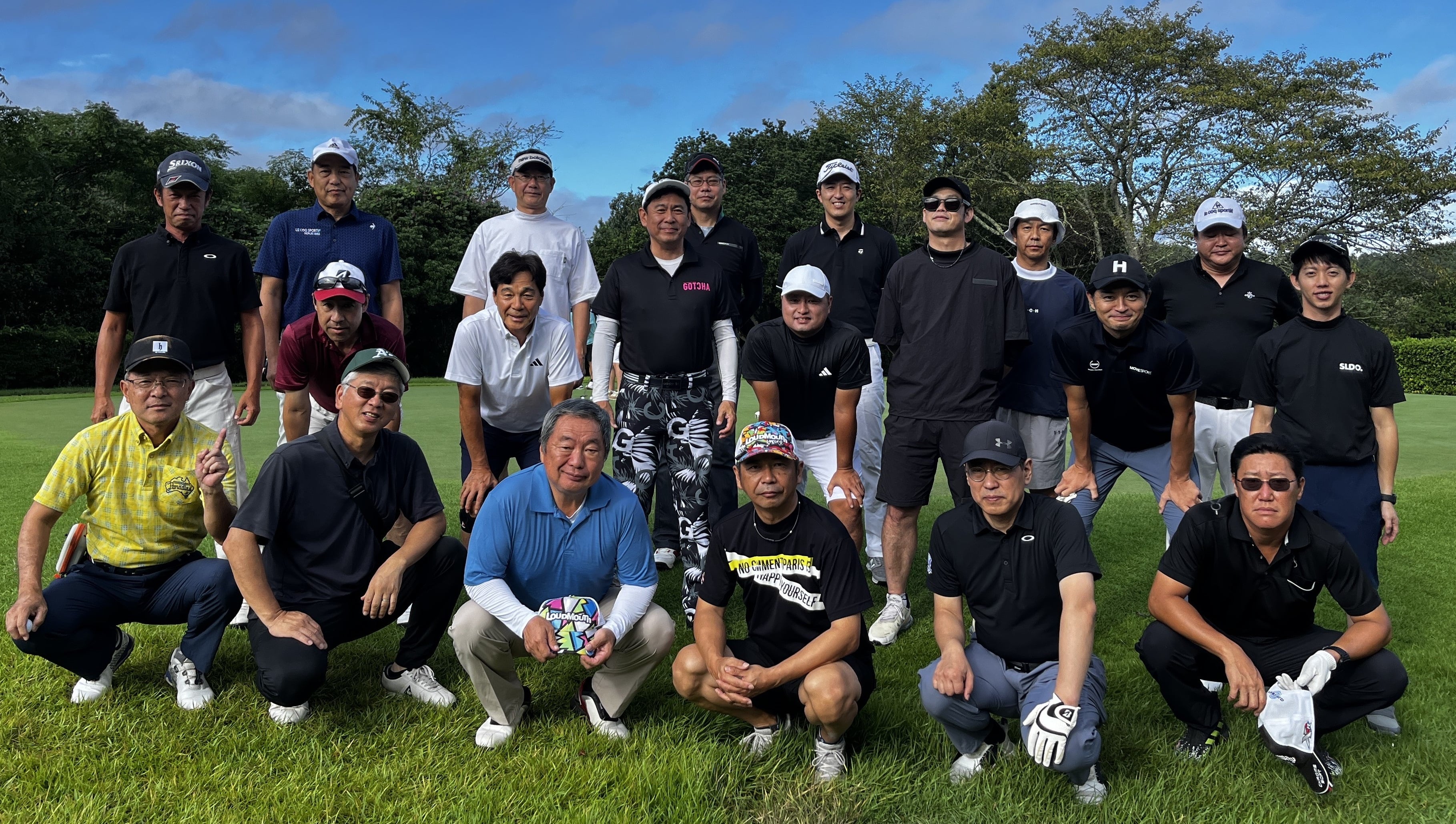 豊府高野球部ＯＢ会とのゴルフコンペが開催されました。