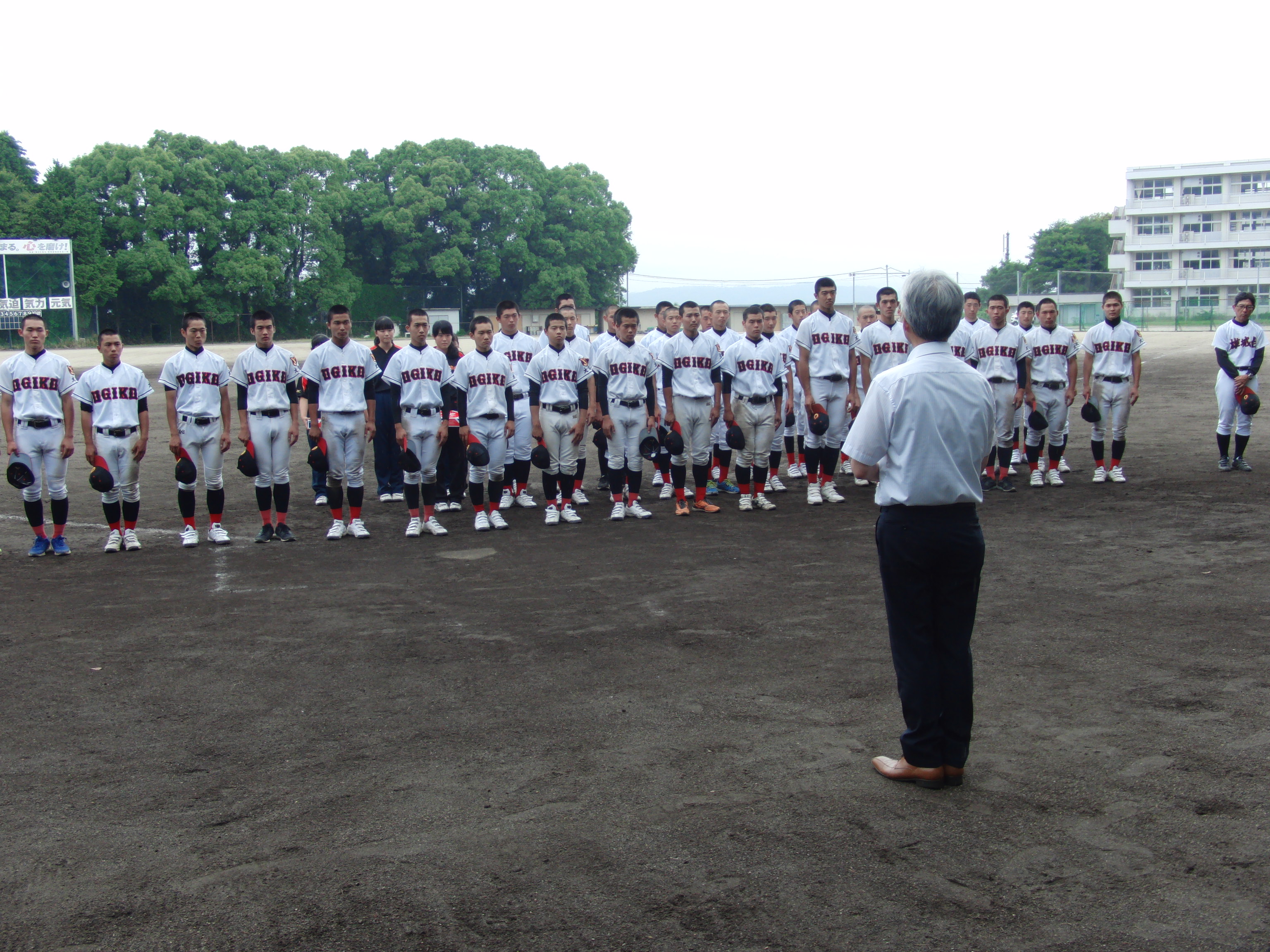 壮行会がおこなわれました。